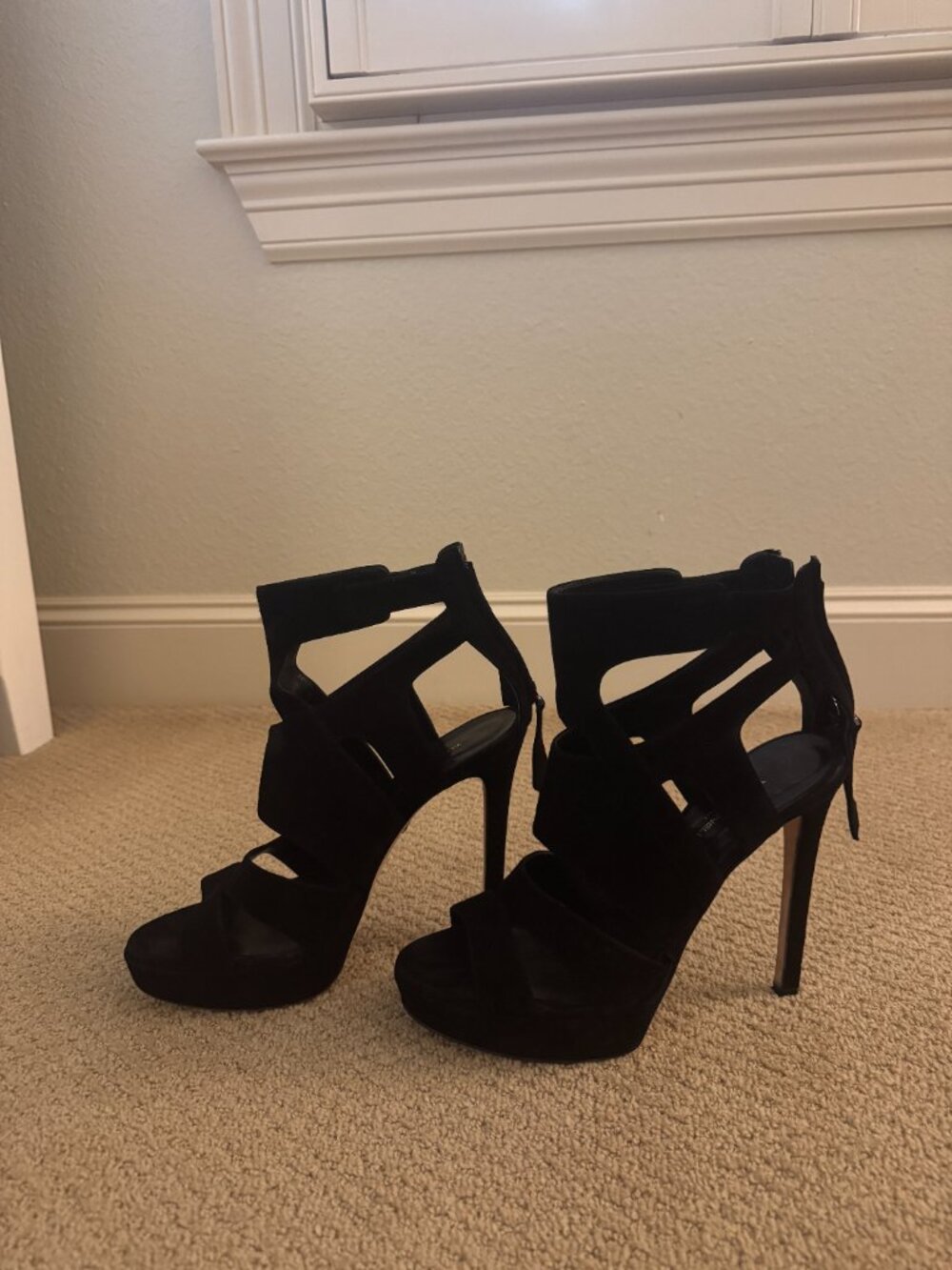 Black Tania Spinelli Strappy Heels